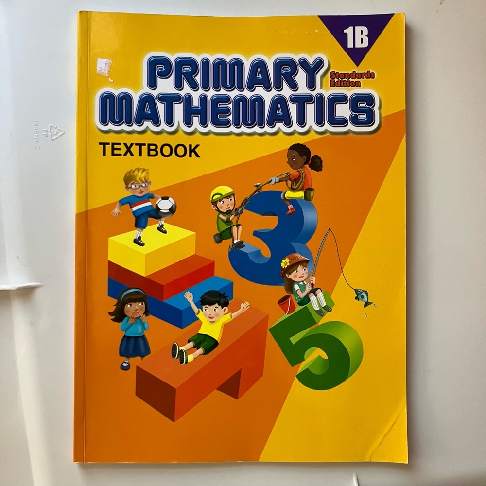 Primary Mathematics 1B Textbook Standard U.S. Edition Singapore Math
